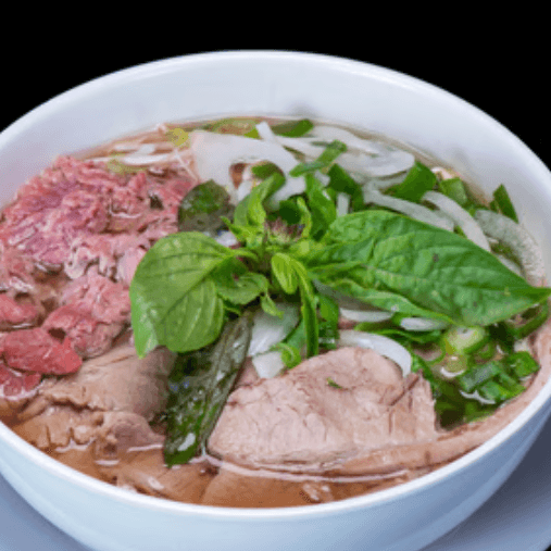 beef pho noodle soup